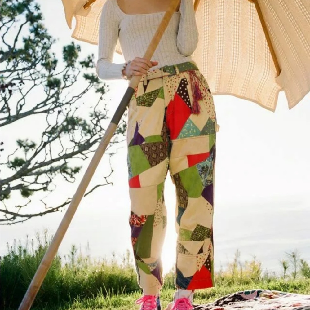 Kimchi Blue Micki Patchwork Cargo Pants M